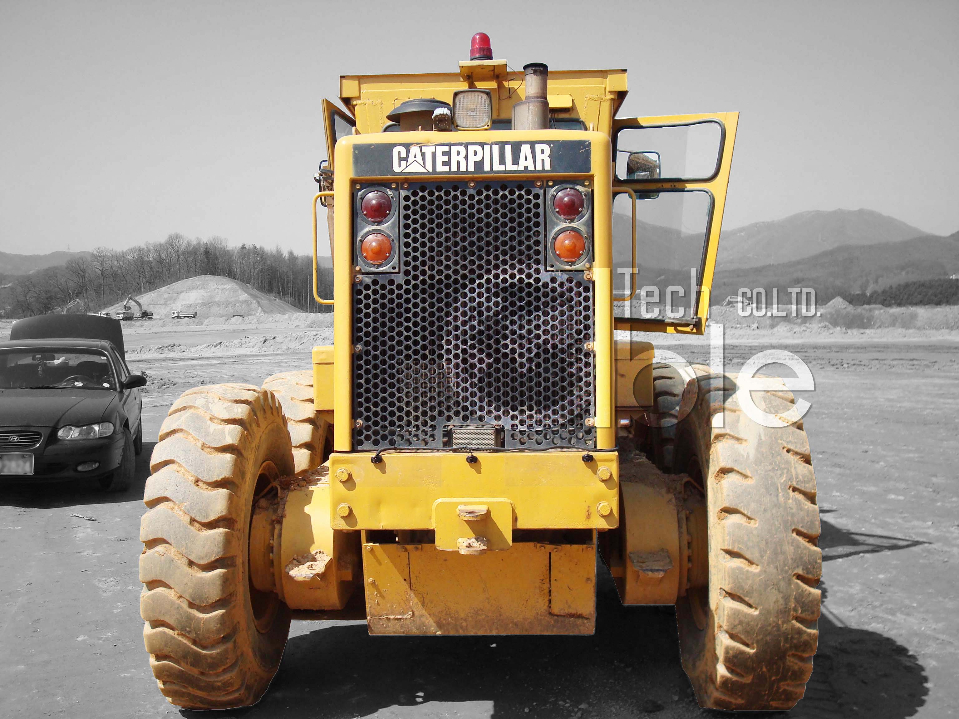 Install rear sensors for grader heavy equipment